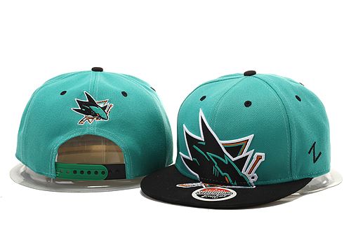 NHL San Jose Sharks Z Snapback Hat #02